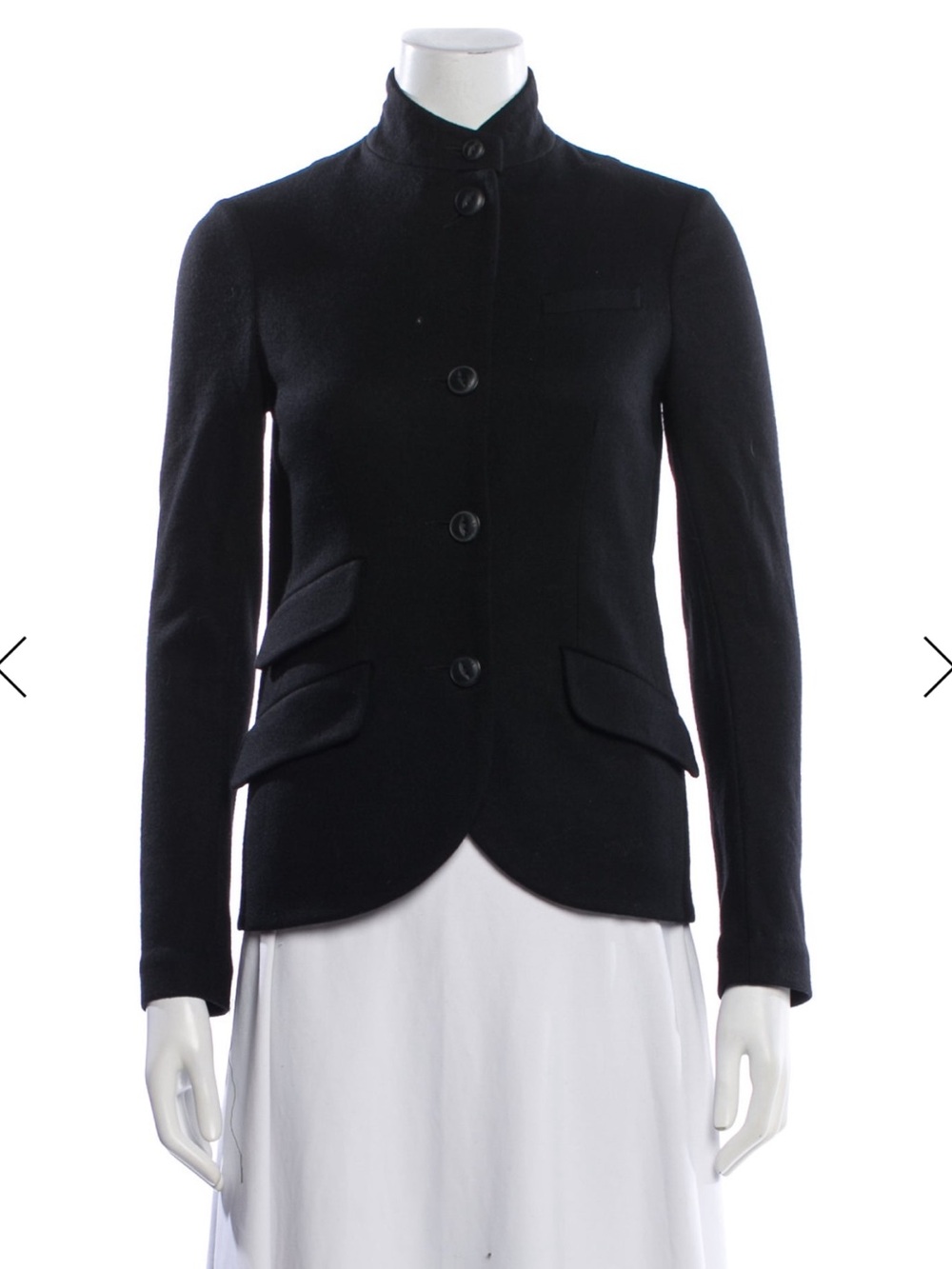Rag & Bone 100% wool black blazer - size 0 like new!